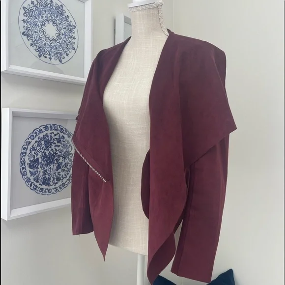 VIGROSS BURGUNDY SUEDE JACKEY🍷🍷🍷 - Picture 3 of 4